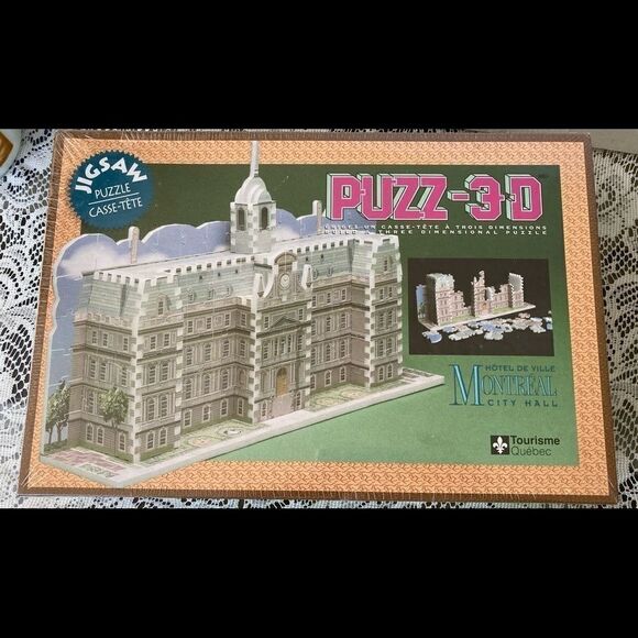 3D Puzzle Hotel De Ville Montreal City Hall - Picture 1 of 2